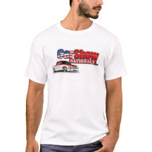 USA Car Show Nationals T-Shirt Weiß