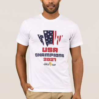 	USA Champions 2021 Gold Cup Concacaf T - Shirt