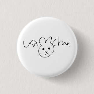 USA-CHAN Hetalia Knopf-Abzeichen Button