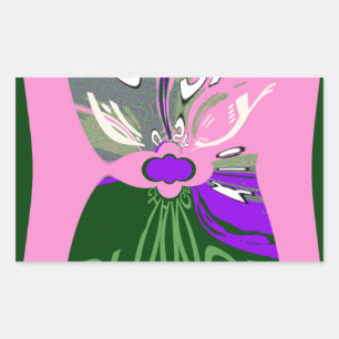 USA Change Art Print Rechteckiger Aufkleber