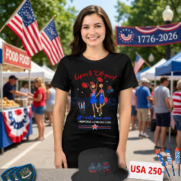 USA Cheerleader US 250. Jubiläum Patriotisch Tri-Blend Shirt