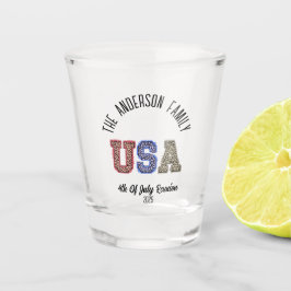 USA Cheetah Print Personalisiert Wiedersehen Name Schnapsglas