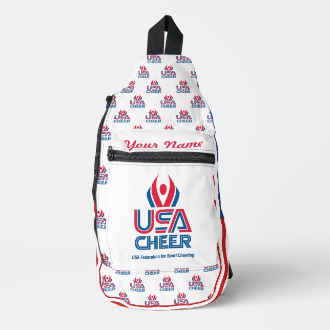 USA Chef Flag Anpassbare Sling Bag (Vorderseite)