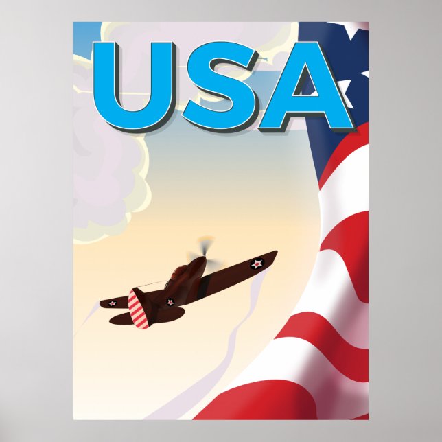 USA Classic World War Two Poster (Vorne)