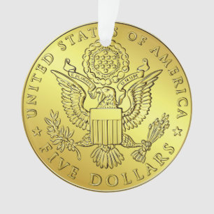 USA COIN Ornament