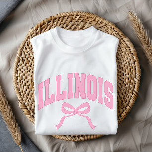 USA College Illinois T-Shirt, Geburtstagsgeschenk T-Shirt