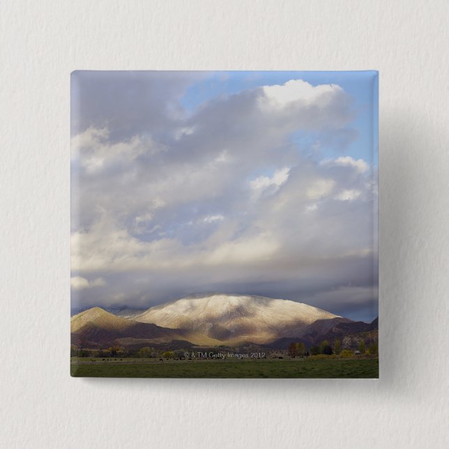USA, Colorado, ausgezeichneter Mountain View Button (Vorderseite)