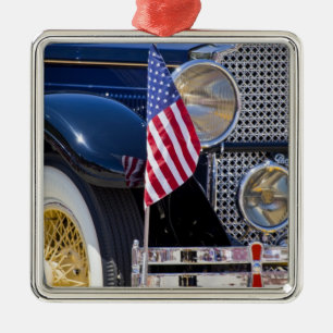 USA, Colorado, Frisco. Vintage Packard Auto Ornament Aus Metall