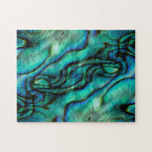 USA, Colorado, Lafayette. Abalone-Schalen-Montage Puzzle