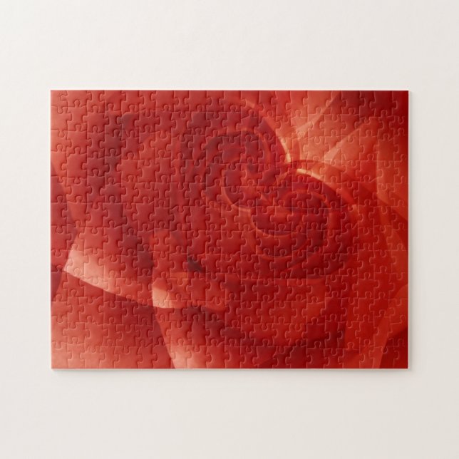 USA, Colorado, Lafayette. Rote Rose Puzzle (Horizontal)