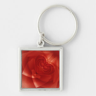 USA, Colorado, Lafayette. Rote Rose Schlüsselanhänger