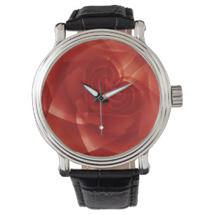 USA, Colorado, Lafayette. Roter Rosenmontage Armbanduhr
