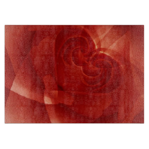USA, Colorado, Lafayette. Roter Rosenmontage Schneidebrett