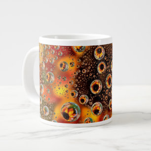 USA, Colorado, Lafayette. Wasserblasen auf Glas 1 Jumbo-Tasse