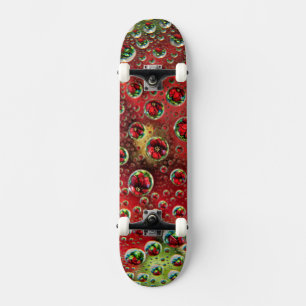 USA, Colorado, Lafayette. Wasserblasen auf Glas 3 Skateboard