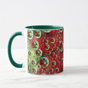 USA, Colorado, Lafayette. Wasserblasen auf Glas 3 Tasse