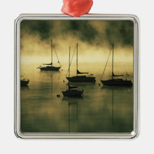 USA, Colorado, Lake Dillon. Früh Silbernes Ornament