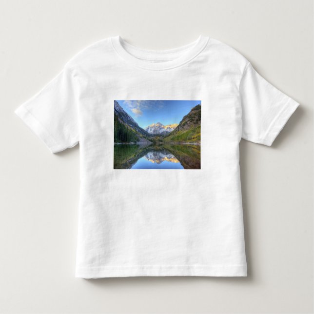USA, Colorado, Maroon Bells-Snowmaß Kleinkind T-shirt (Vorderseite)