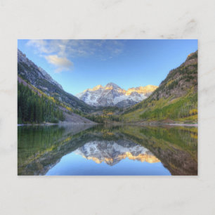USA, Colorado, Maroon Bells-Snowmass Postkarte