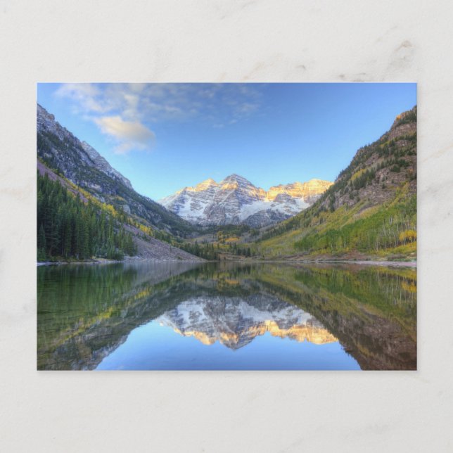 USA, Colorado, Maroon Bells-Snowmass Postkarte (Vorderseite)