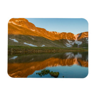 USA, Colorado, Mt. Evans. Summit Lake Reflection Magnet