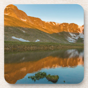 USA, Colorado, Mt. Evans. Summit Lake Spiegelung Getränkeuntersetzer