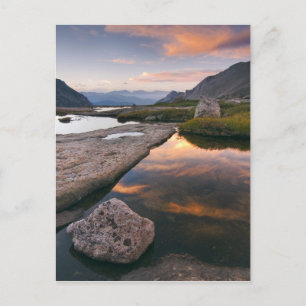 USA, Colorado, Rocky Mountain NP. Sonnenaufgang in Postkarte