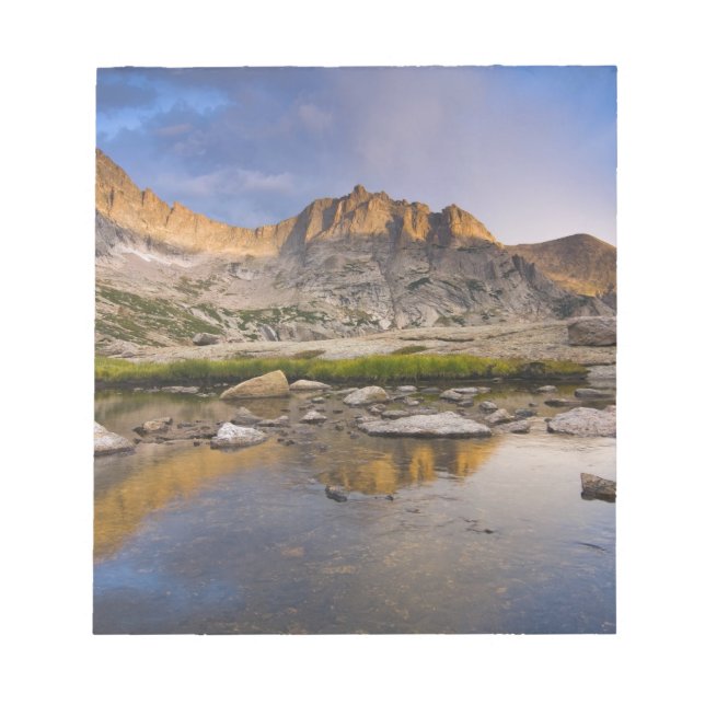 USA, Colorado, Rocky Mountain NP. Sturmwolken Notizblock (Vorderseite)