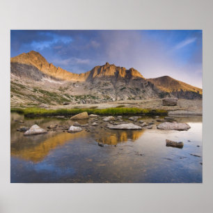 USA, Colorado, Rocky Mountain NP. Sturmwolken Poster