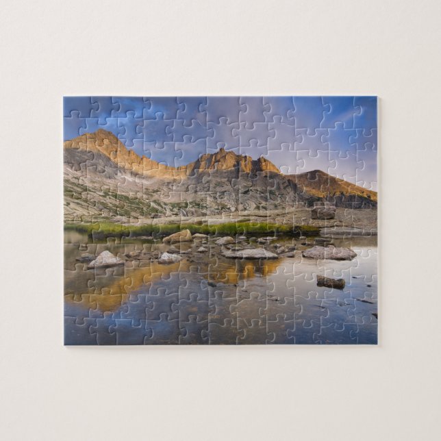 USA, Colorado, Rocky Mountain NP.  Sturmwolken Puzzle (Horizontal)