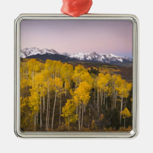 USA, Colorado, Rocky Mountains.  Morgendämmerung i Silbernes Ornament