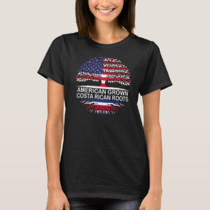 USA & Costa Rica Fahnen American Ground Costa Rica T-Shirt