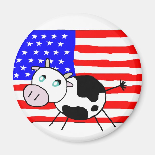 USA Cow Magnet (Vorne)