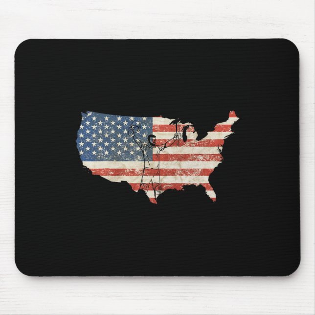 Usa Cricket America Cricket In Usa Fans  Mousepad (Vorne)