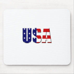 USA Custom Logo Design Mousepad