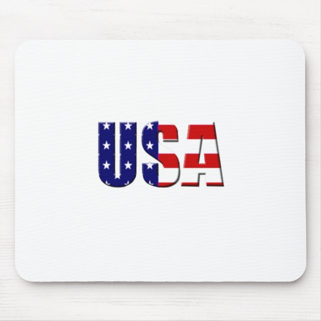 USA Custom Logo Design Mousepad (Vorne)