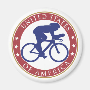 USA Cycling Magnet