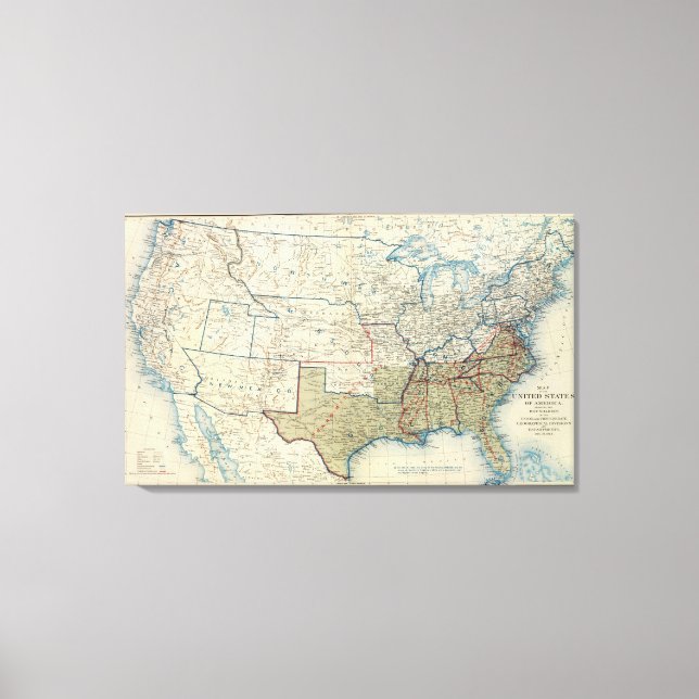 USA Dec 1863 Leinwanddruck (Vorderseite)