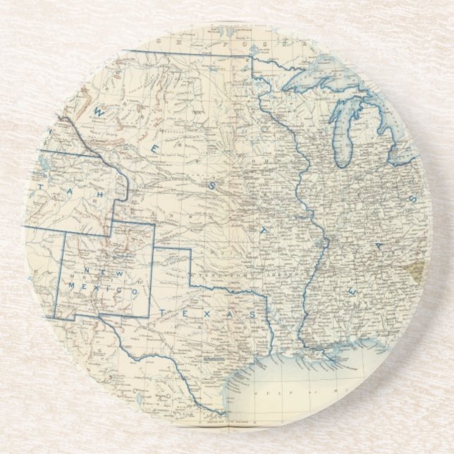 USA Dez. 1860 Getränkeuntersetzer (Vorne)