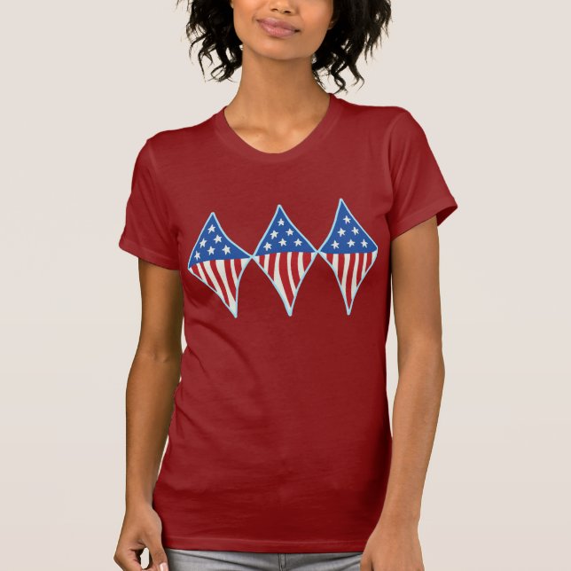USA Diamonds Ladys T - Shirt (Vorderseite)