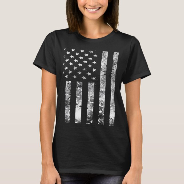 USA distressed American Flag T-Shirt (Vorderseite)
