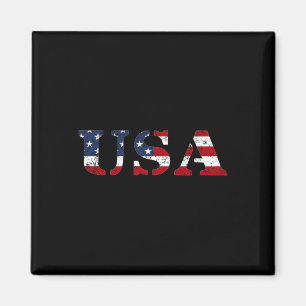 Usa Distressed Us Flag Patriotisch 4. Juli Am Magnet