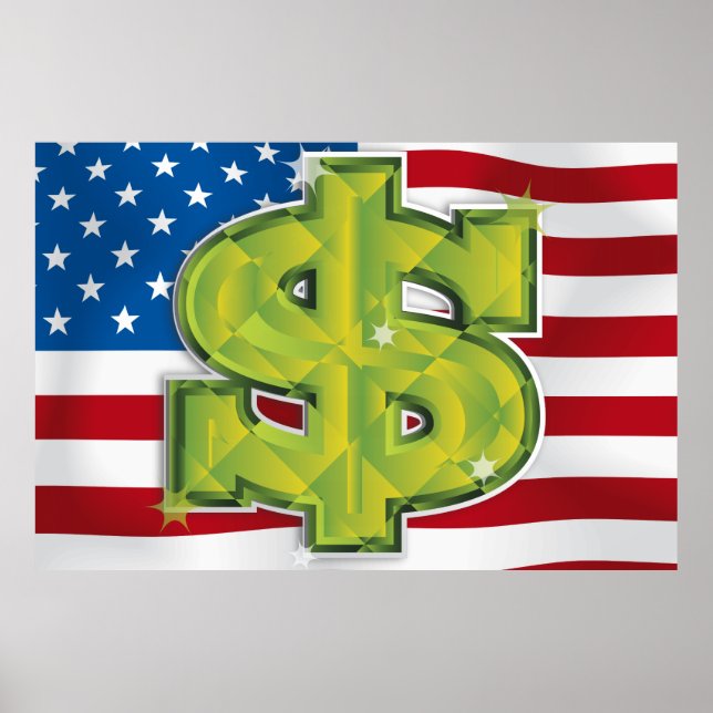 USA Dollar Poster (Vorne)