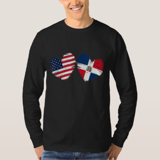 USA Dominikanische Republik Flaggenstaat Dominikan T-Shirt