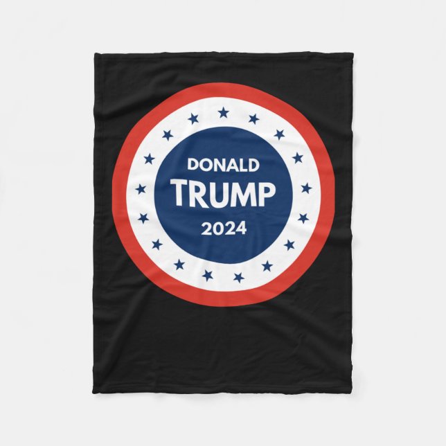 Usa Donald Trump 2024 Fleecedecke (Vorderseite)