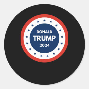Usa Donald Trump 2024 Runder Aufkleber