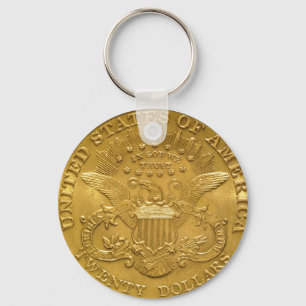 USA Double Eagle Liberty Head Goldmünze $20 Schlüsselanhänger