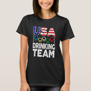 Usa Drink Team Beer Party T-Shirt