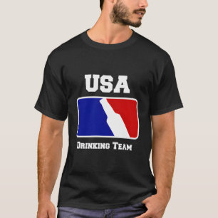 Usa Drink Team Beer T-Shirt