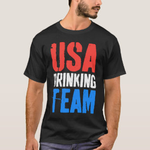 USA Drinking Team 4. Juli T-Shirt